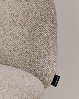 Minda Stol, Beige Stål/Beige Chanille