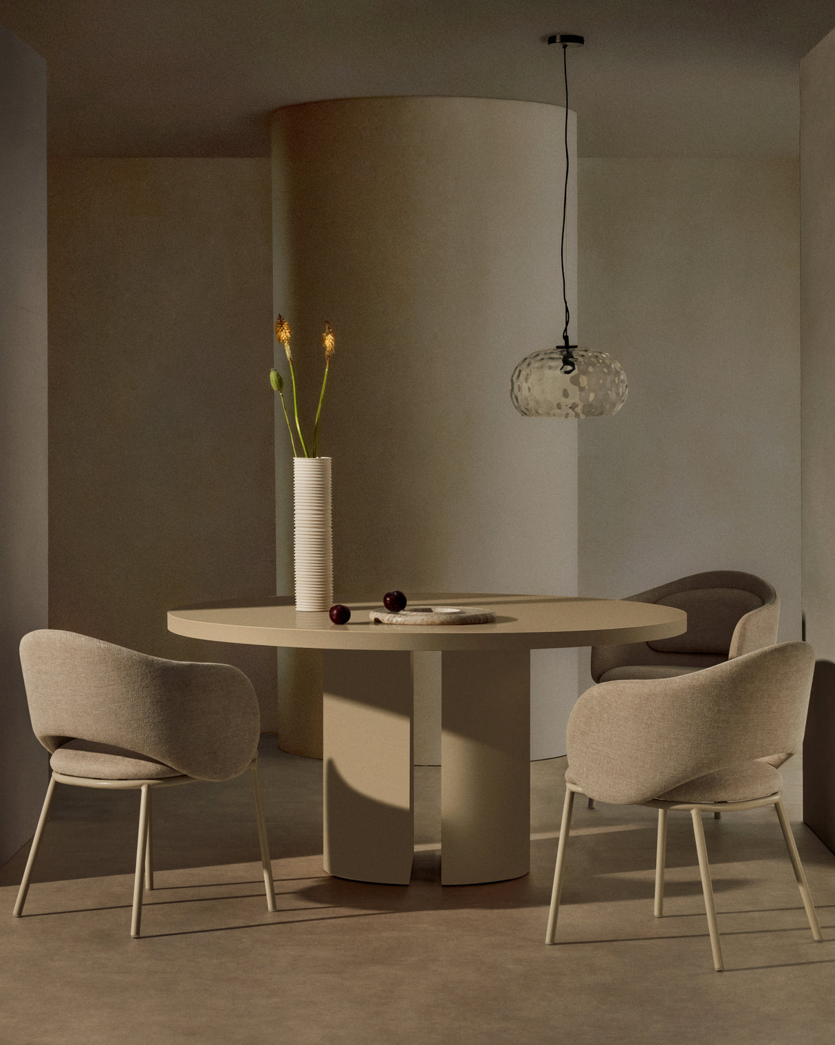 Nealy Bord Ø150 Cm, Lakeret Mdf