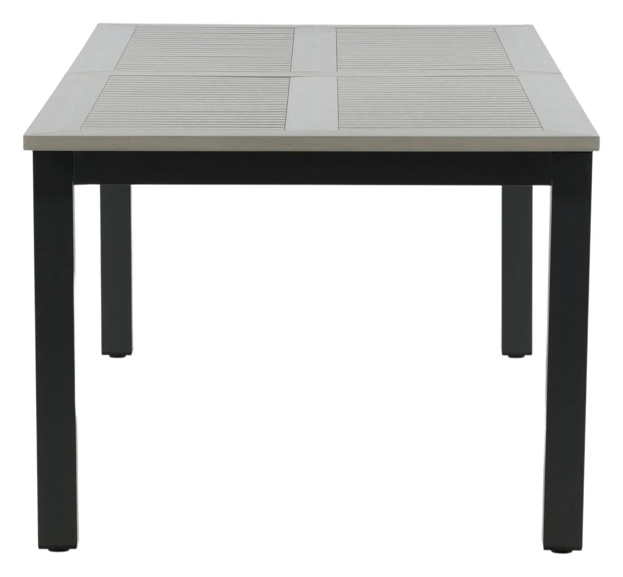 Albany Havebord 224/324x100, Sort/Grå Aintwood