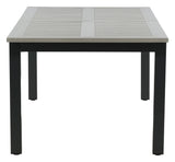 Albany Havebord 224/324x100, Sort/Grå Aintwood