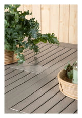 Albany Havebord 224/324x100, Sort/Grå Aintwood