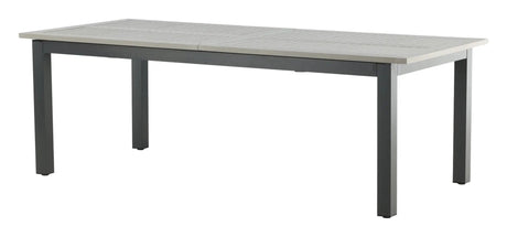 Albany Havebord 224/324x100, Sort/Grå Aintwood