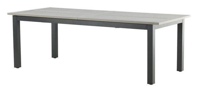 Albany Havebord 224/324x100, Sort/Grå Aintwood