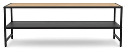 Altino, tv - bord 120cm - sort/eg - UNOLIVING.COM