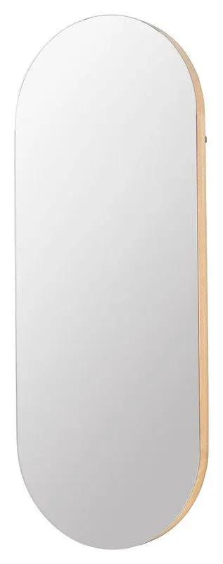 Alva Spejl Oval, Eg/Glas