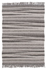 Alwar uld tæppe, 200x300, Mørkegrå - UNOLIVING.COM