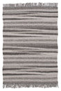 Alwar uld tæppe, 200x300, Mørkegrå - UNOLIVING.COM