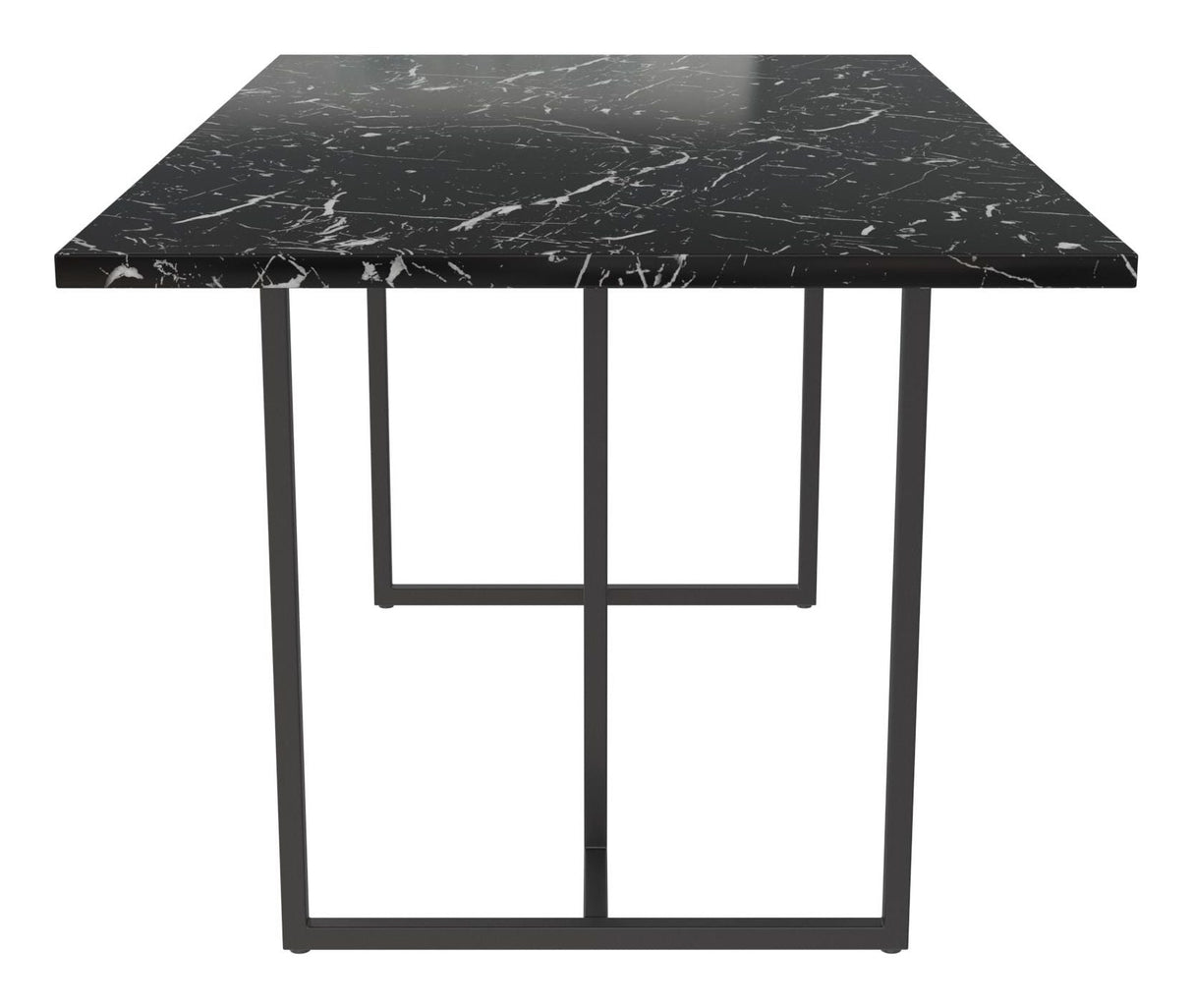 Astor Spisebord, Sort marmor - look - UNOLIVING.COM
