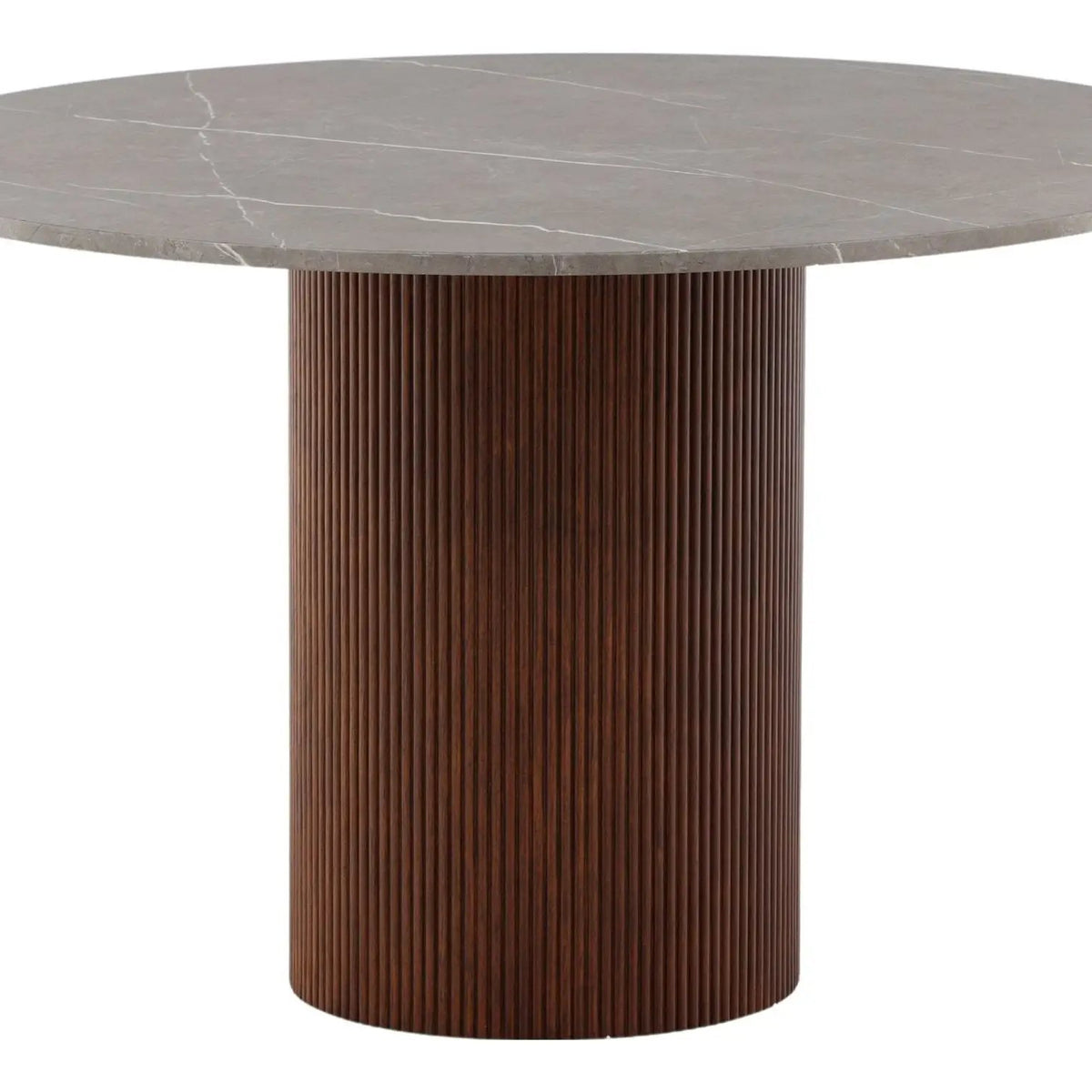 Austin Spisebord, MDF, Mocca, Ø120 – Botrendy