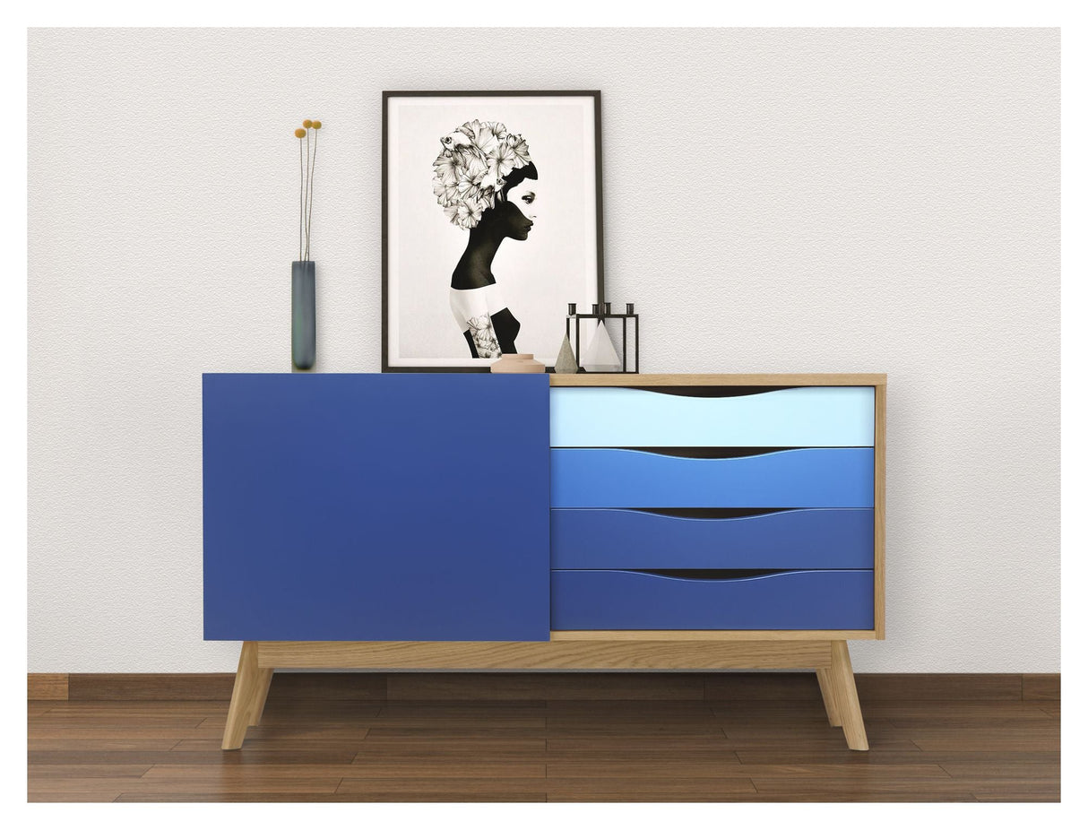 Avon Skænk, Blå nuancer/Eg