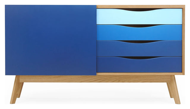 Avon Skænk, Blå nuancer/Eg