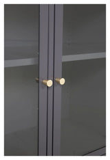 Bakal, Bogskab, Grå metal, H:85 - UNOLIVING.COM
