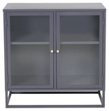 Bakal, Bogskab, Grå metal, H:85 - UNOLIVING.COM