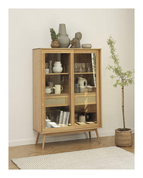 Barrali Glasskab, Natur eg, H:160