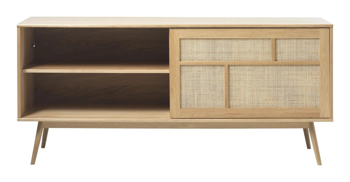 Barrali Skænk, Natur eg, Rattan, B:180