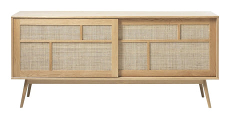 Barrali Skænk, Natur eg, Rattan, B:180