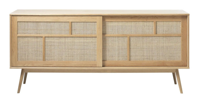 Barrali Skænk, Natur eg, Rattan, B:180