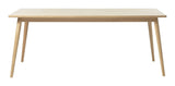 Barrali Spisebord, Natur eg, 90x190