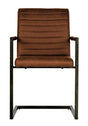 Bas Spisebordsstol m/armlæn - Cognac - UNOLIVING.COM