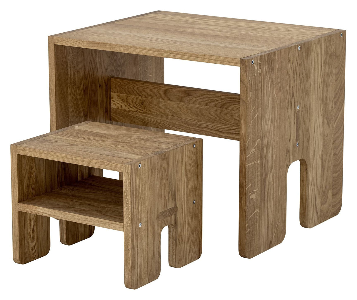 Bas Taburet, Brun, Eg - UNOLIVING.COM
