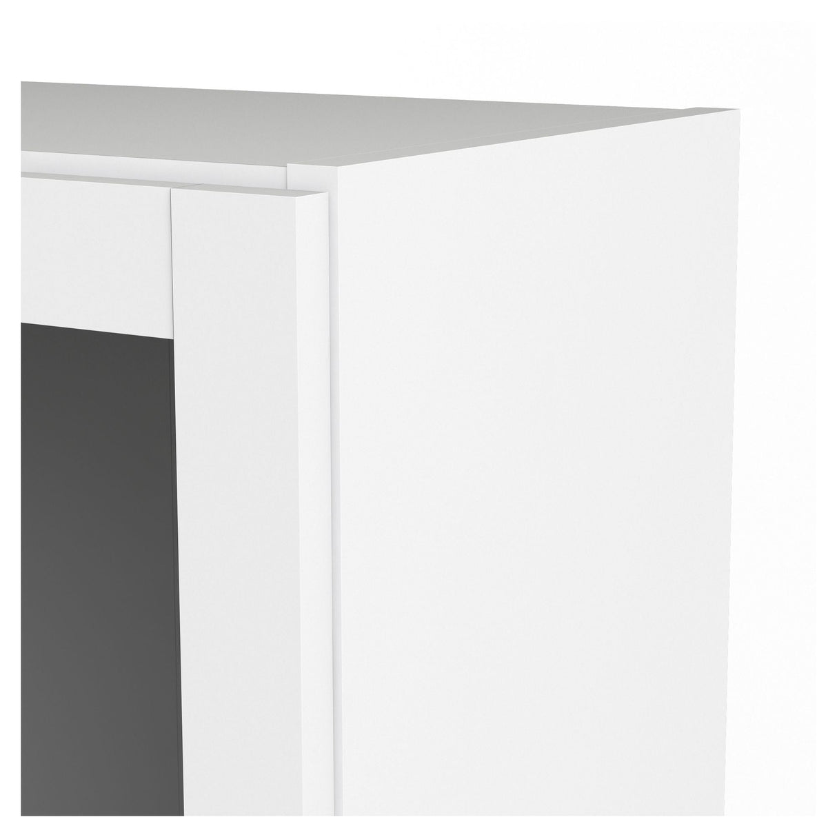 Basic Ekstra låge - Hvid m/glaslåge