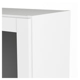 Basic Ekstra låge - Hvid m/glaslåge