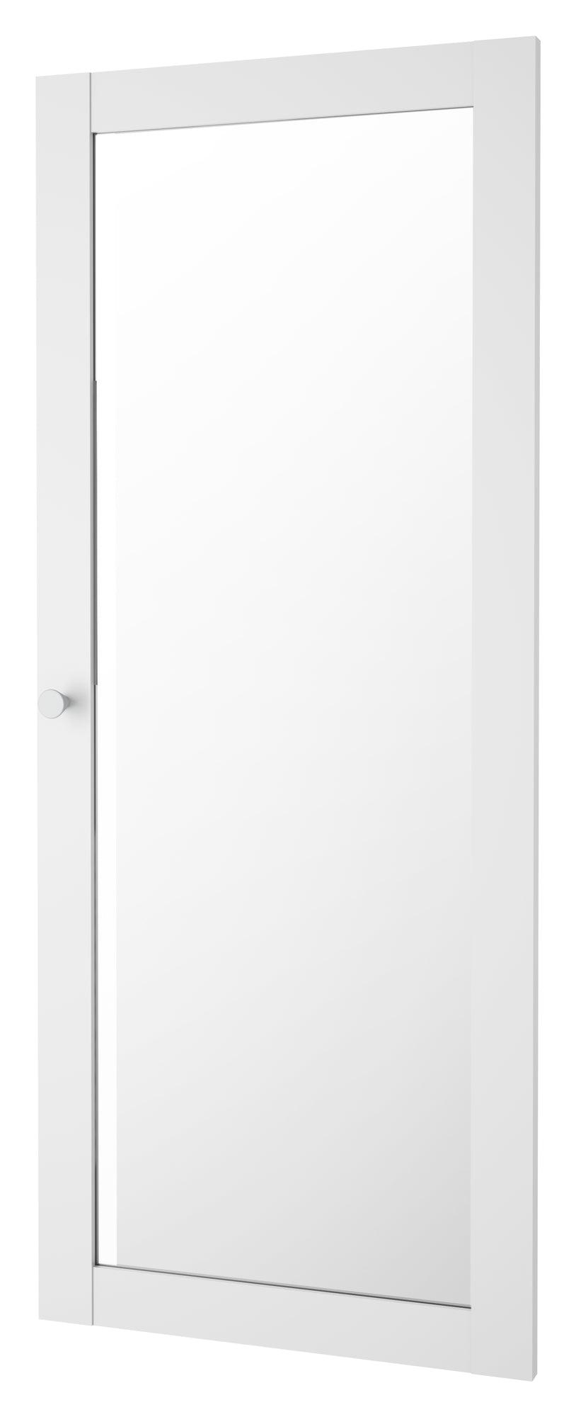 Basic Ekstra låge - Hvid m/glaslåge