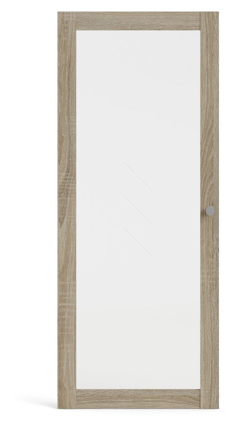 Basic Ekstra låge - Lys træ m/glaslåge