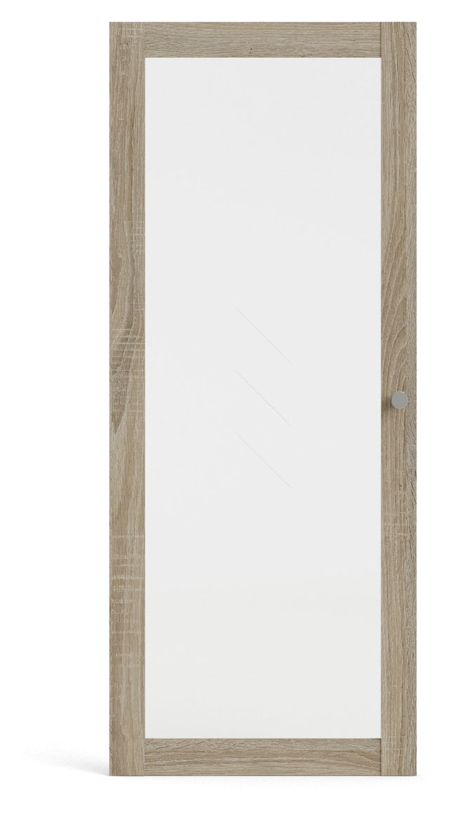 Basic Ekstra låge - Lys træ m/glaslåge