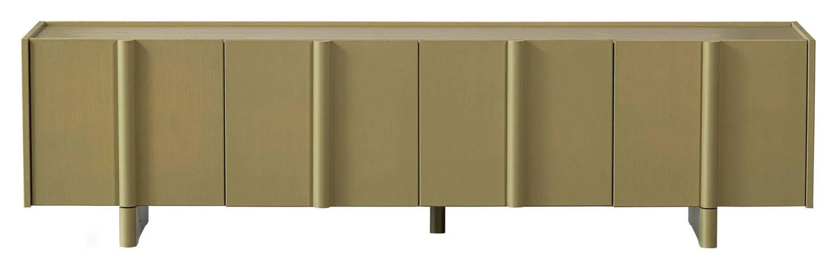 Basu TV-Bord, Grønt fyrretræ, 53x200x46