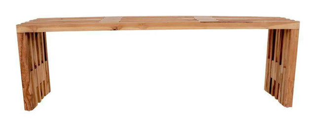 Benidorm Bænk i teaktræ 140x35