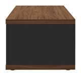 Berlin Sofabord, Valnøddefinér/Sort, 105x55x44 - UNOLIVING.COM