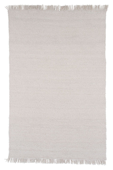Betina uldmix tæppe, 300x400, Hvid - UNOLIVING.COM