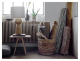 Bloomingville Aby Tæppe Sort, Jute - UNOLIVING.COM