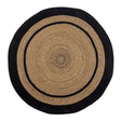 Bloomingville Lune Tæppe Natur, Søgræs, Ø120 - UNOLIVING.COM