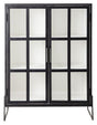 Bloomingville Opal Vitrineskab, Sort - UNOLIVING.COM