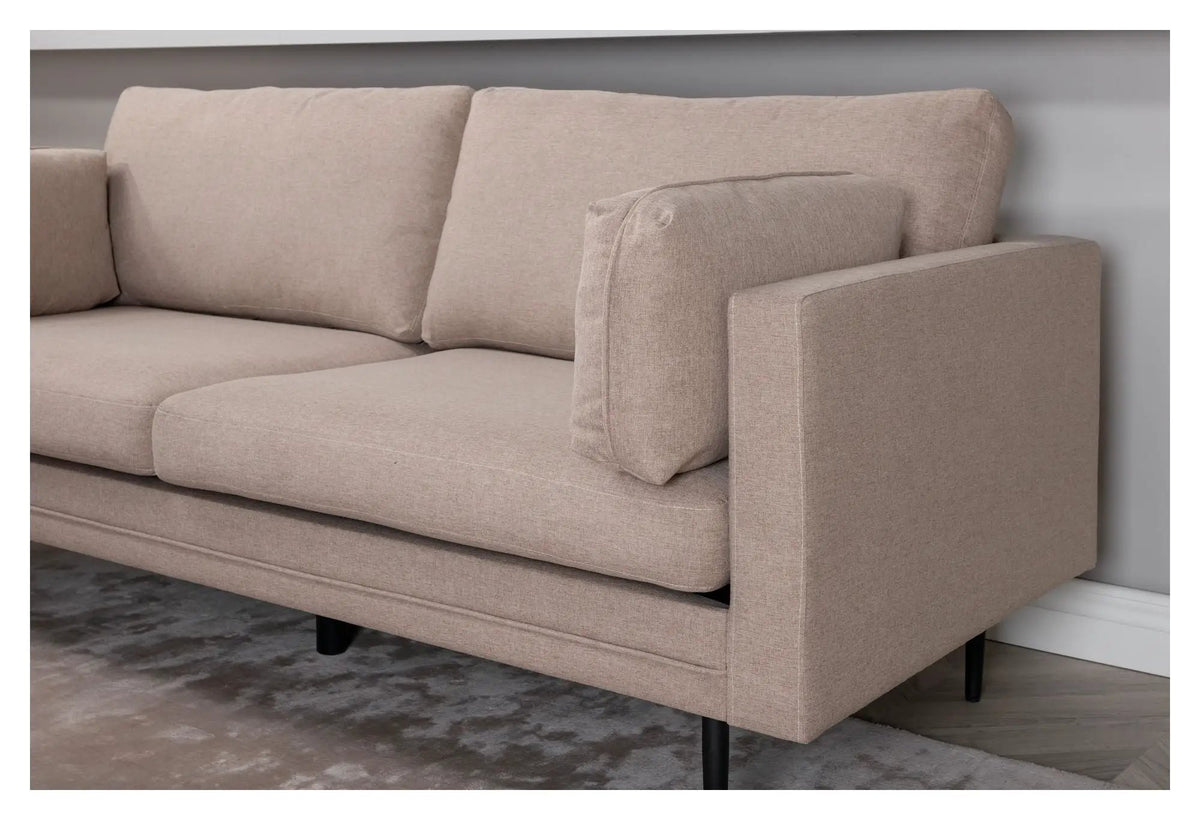 Boom 3-pers. Sofa, Beige Stof
