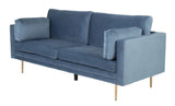 Boom 3-pers. sofa, Blå Velour