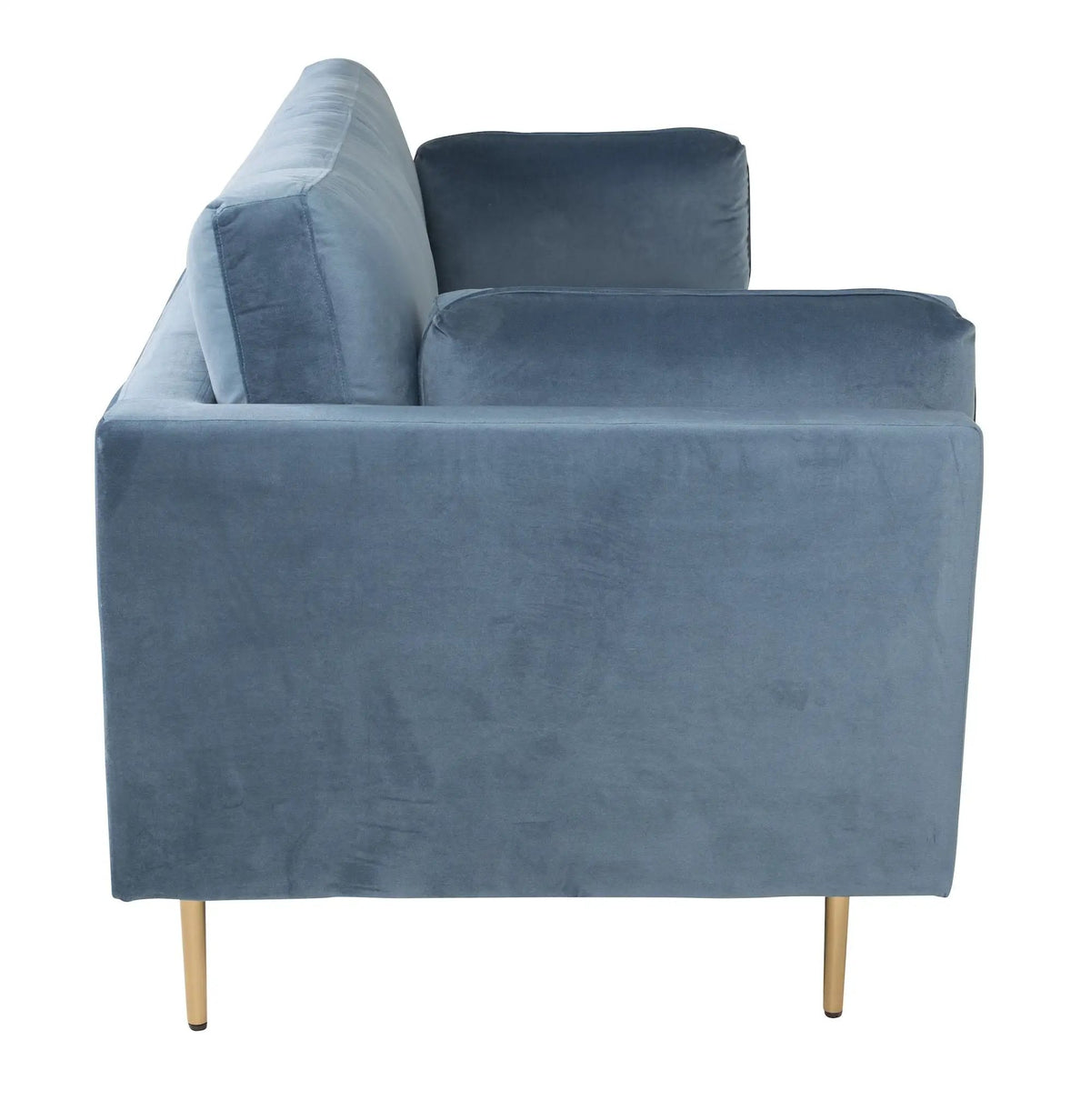 Boom 3-pers. sofa, Blå Velour