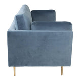 Boom 3-pers. sofa, Blå Velour