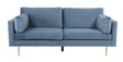 Boom 3-pers. sofa, Blå Velour