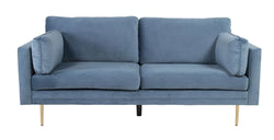 Boom 3-pers. sofa, Blå Velour