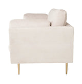 Boom 3-pers. sofa Creme Fløjl