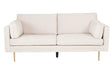 Boom 3-pers. sofa Creme Fløjl