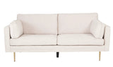 Boom 3-pers. sofa Creme Fløjl