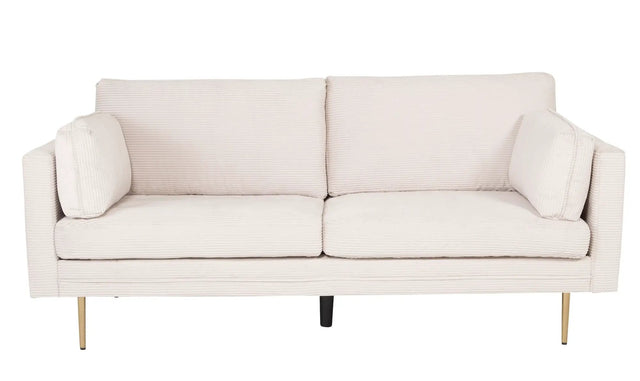 Boom 3-pers. sofa Creme Fløjl