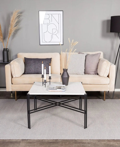 Boom 3-pers. sofa, Creme Velour