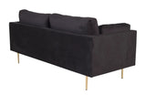 Boom 3-pers. sofa, Sort Velour