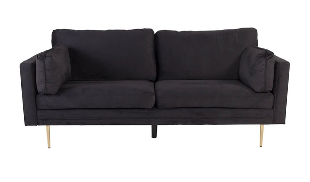 Boom 3-pers. sofa, Sort Velour