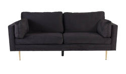 Boom 3-pers. sofa, Sort Velour